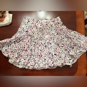 Misa Los Angeles Marion Skirt- Lavender Dot